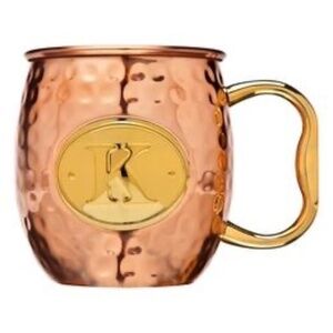 Godinger Monogram Moscow Mule Mug Letter K